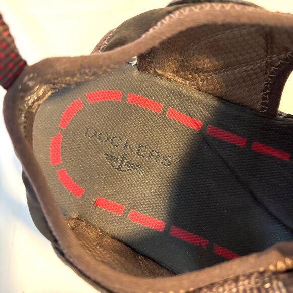 Dockers Sandals Mens 9M Brown Outdoor Hiking Fisherman Adjustable Toggle Closure - Picture 7 of 10
